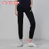 Kappa Kappa Quần Quần Nữ Đàn hồi Skinny Casual Chân đan Quần thể thao K0822AK05 - Quần thể thao quần thể dục 2 sọc Quần thể thao