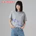 KAPPA Áo thể thao nữ tay ngắn KAPa Áo thun ngắn tay giản dị 2019 Mới | K0922PD09D - Áo polo thể thao Áo polo thể thao