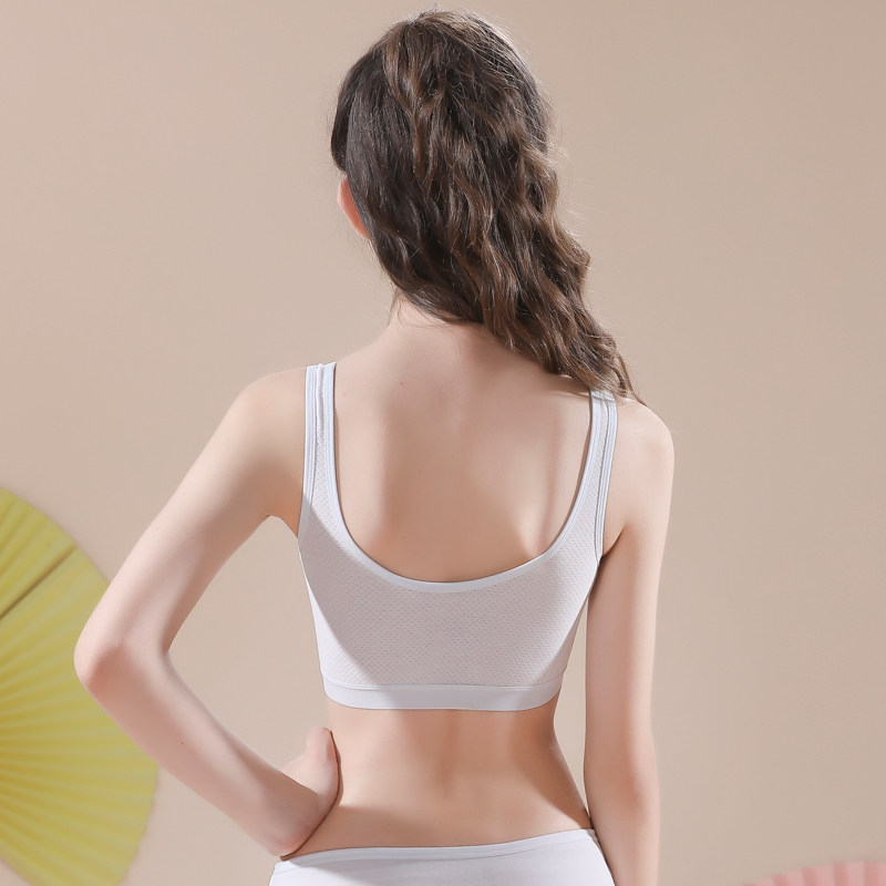 Modal girls underwear cotton 9-13-15 year old student girl bra girl breathable vest