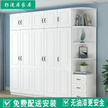 Wardrobe Modern Minima Eu Style Home Bedroom Overall Mix Solid Wood Economy Type Two Doors Children Custom Large Closet