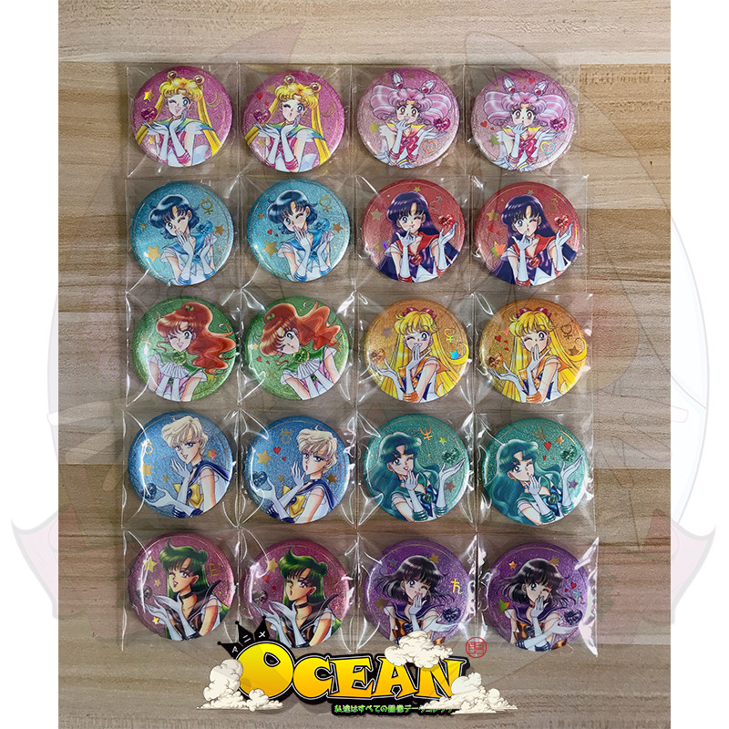 [in Stock] Sailor Moon Badge Super Sailor Saturn Badge Super Sailor Moon Tinplate Badge