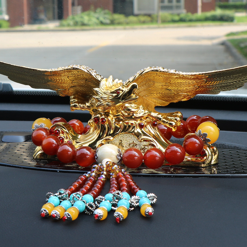 Car Load China Control Terrace Perfume Seat Interior Decoration Swing upscale Men's atmosphere personality Creative Po Ping An in-car decoration