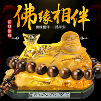 Maitreya Buddha car perfume Seat car decoration high-grade male glazed Buddha statue car interior accessories ornaments to ensure safety