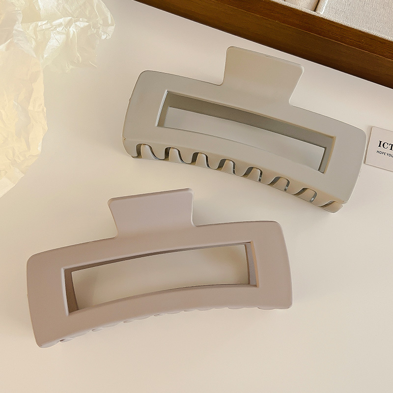 images 10:Superlarge hair clamp female 2023 new hair volume multiple hair clip high-sense head shark clip headdress