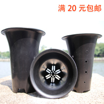 Gardening orchid pot green orchid flower pot plastic breathable thick black with holes four season orchid gentleman orchid special plate