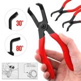 Округление Dieke Car Interior Panel Trunk Пластиковая резиновая пряжка с пряжкой обруч