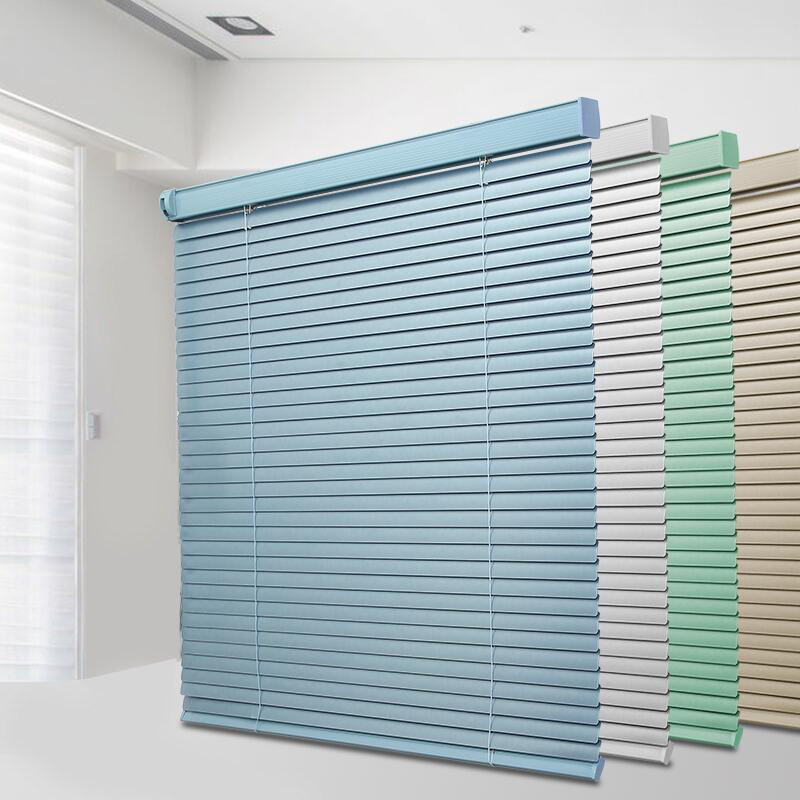 Aluminum alloy shutters curtains punch-free toilet office bedroom kitchen shade and waterproof oil-proof shade bathroom