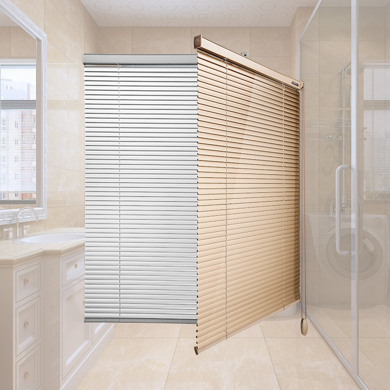 Electric shutters curtains without punching shade pull lift and drop bedroom kitchen bathroom waterproof pvc curtain