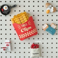 Печать картофеля фри+5 наклеек холодильника