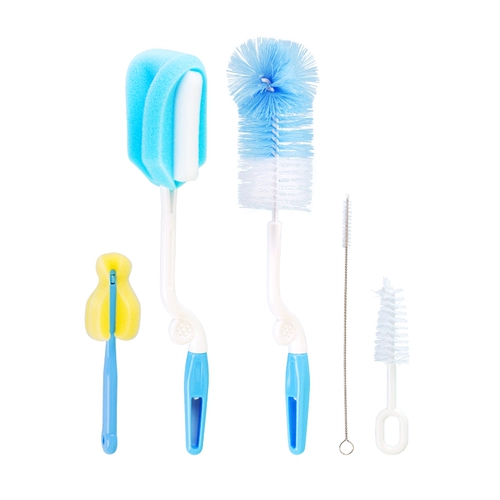 Поролоновый ершик для бутылочки, детская соска, щеточка, гигиеническая щетка, моющее средство для бутылочек, комплект