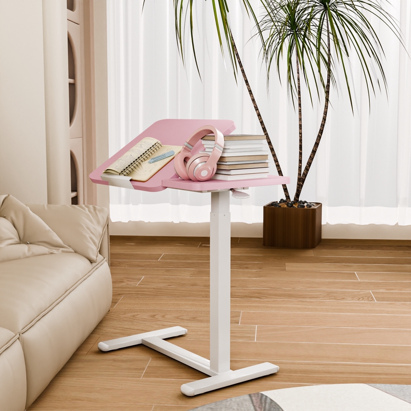 Bedside Table, Adjustable Computer Desk, Movable Bedroom Desk, Student Solid Wood Study Desk, Standing Small Table