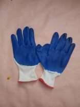 Hanging thin rubber gloves pure dingqing wear-resistant protective gloves high quality and durable one pack of 12 pairs