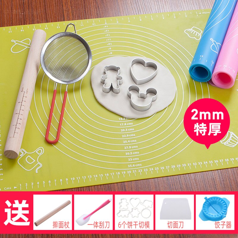 Silicone Mat Large Grade Food Grade Home Thickening UNSTAINED PLATE WATER DUMPLINGS AND PANELS AND PAD ROLLING PAD KNEAD MAT
