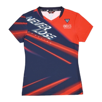 Kerian badminton suit womens suit 2023 Korean breathable quick-drying short-sleeved mens tops couple fashion sportswear