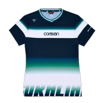 Corian badminton suit womens suit 2024 new Korean breathable quick-drying short-sleeved mens tops couple sportswear