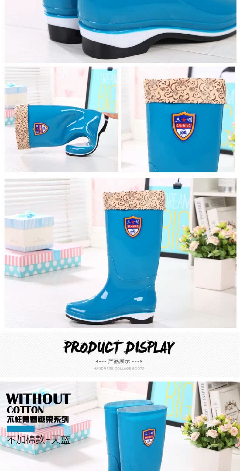 Giày đi mưa cao, giày cao cổ - Rainshoes giày nữ đi mưa thời trang