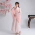 Trang phục bé gái Hanfu Trang phục trẻ em Hanfu Phụ nữ Tiên Guzheng Trang phục Hanfu Chaise Quần áo bé gái Hanfu - Trang phục