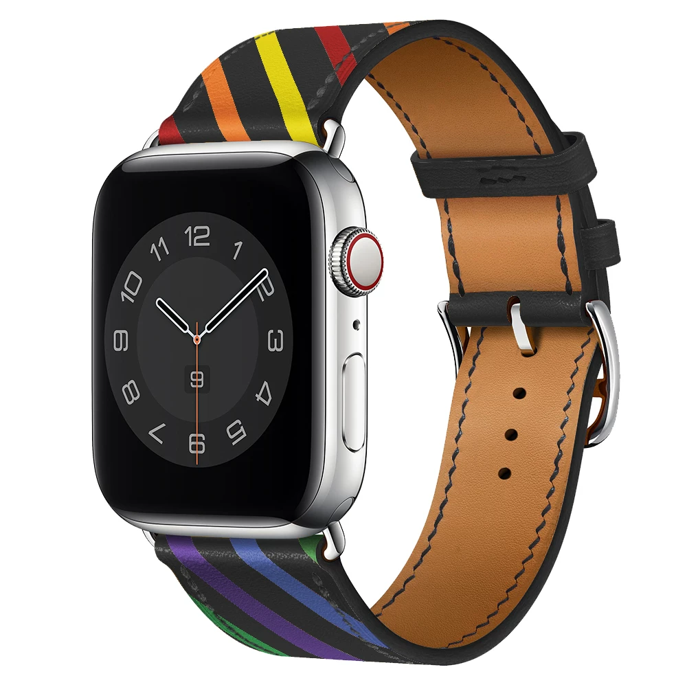 Подходящий для AppleWatch ремешок Apple Watch Bandbisper IWATCH6/SE/5/4/3/2/1 Tibetan Twita Horse S Templim Cowing Swilm