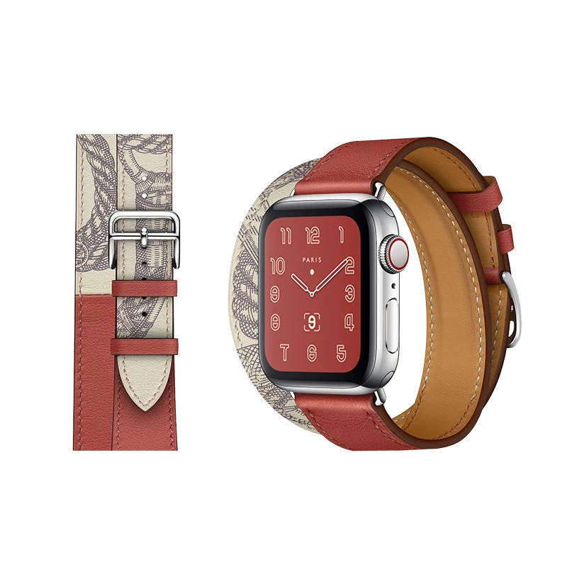 Подходящий для AppleWatch ремешок Apple Watch Bandbisper IWATCH6/SE/5/4/3/2/1 Tibetan Twita Horse S Templim Cowing Swilm
