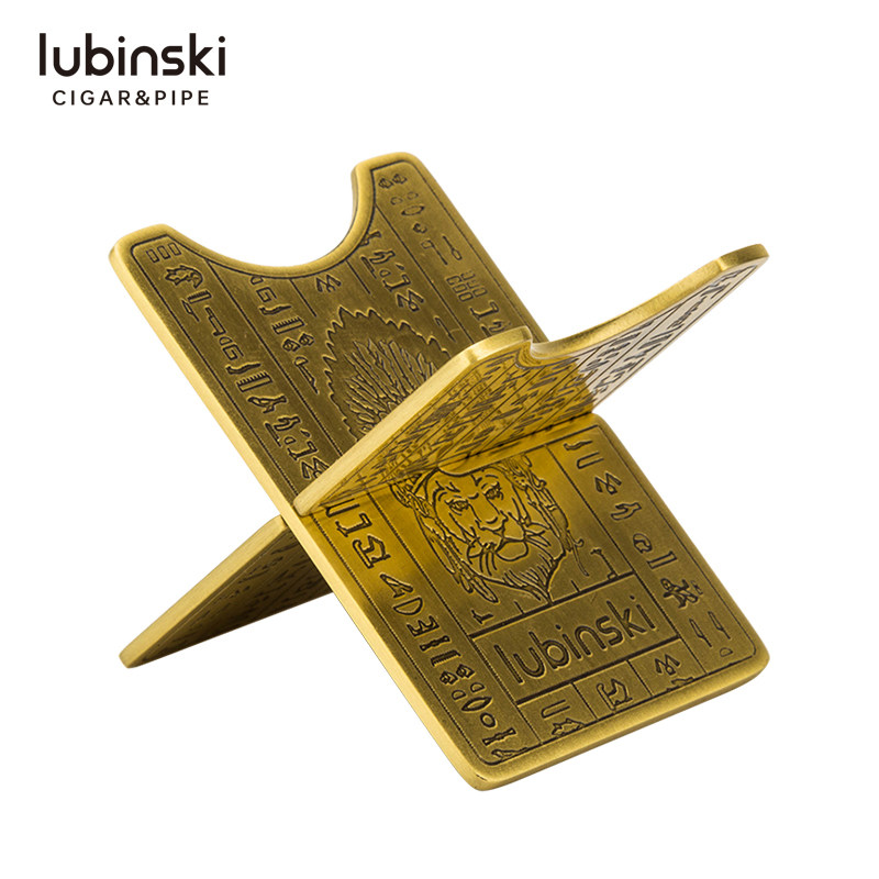 LUBINSKI portable cigar holder pure copper carbon fiber cigar holder detachable Cuban cigarette holder gift box