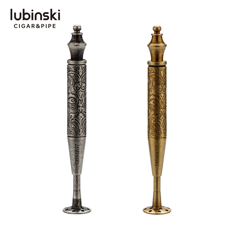 LUBINSKI Rubinski multi-function pipe press rod copper tobacco cut knife high-end pipe accessories
