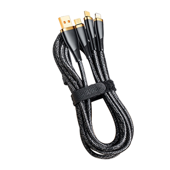 Three-in-one charging cable