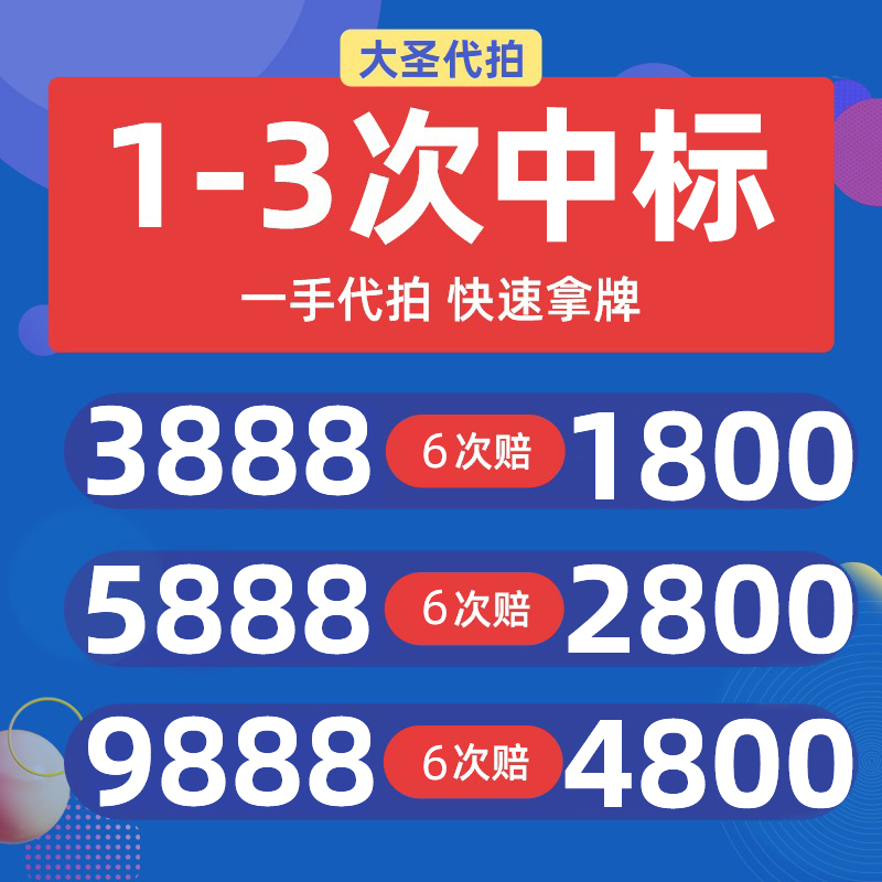 Dashengdai Pai: Shanghai License Plate Auction, Private License Plate Bidding, Personal License Plate Registration, License Plate Auction Company