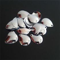 50pcs lot Fishing Lure Fishing Spinner Rings Blades Smooth N