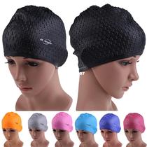 2019 Silicone Waterproof Swimming Caps Protect Ears Long Hai