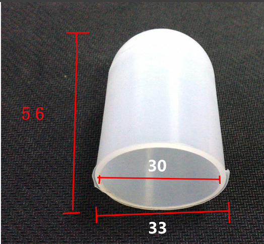 M30 high temperature resistant silicon gum cover spray sandblasted spray moulded stud stud screw thread protective sleeve silicone cap