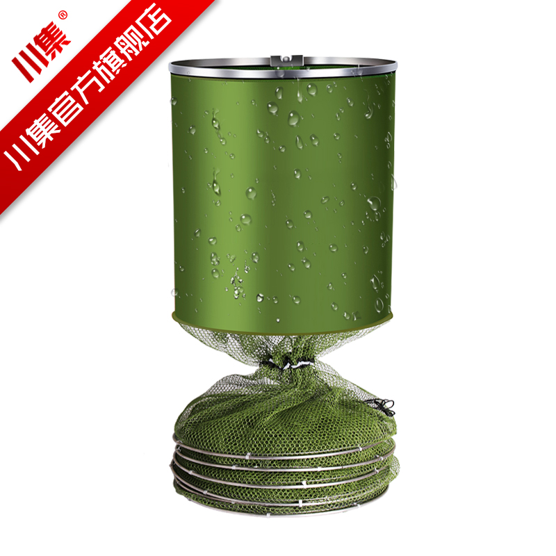 Fish protection thickened abrasion-proof glue black pit fish protection 3 m 4 m hand woven folding quick dry deodorant large fish cage