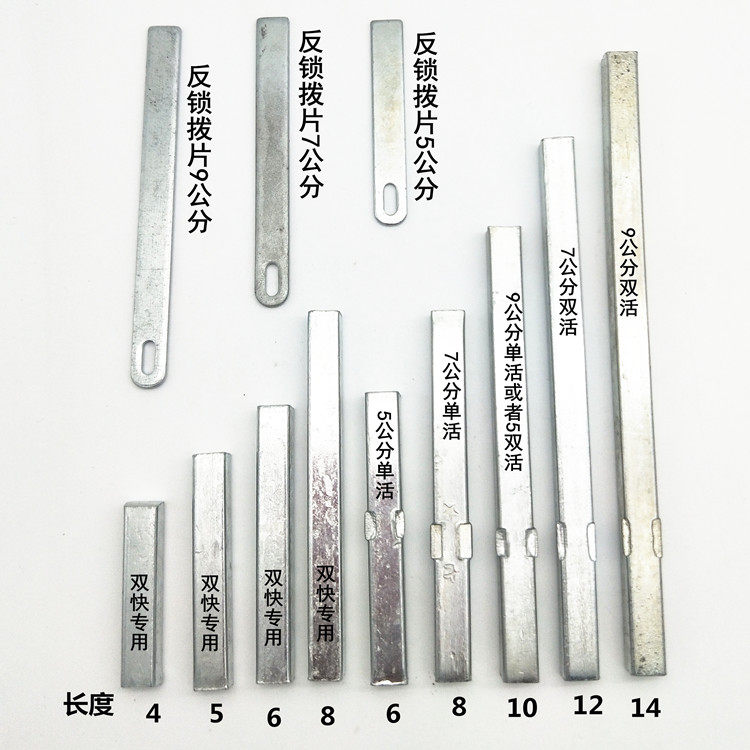 Security Door Door Lock Accessories Handle Accessories Insert Core Square Steel Door Handle Handle Accessories Square Iron