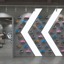 Outdoor sportswear display rack shoe rack sports shoes luminous trend personalized customized sporting goods storage