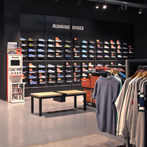 Sports shoes outdoor supplies display stand floor-standing leisure sports shoes wall-mounted wrought iron shelf custom tide brand men