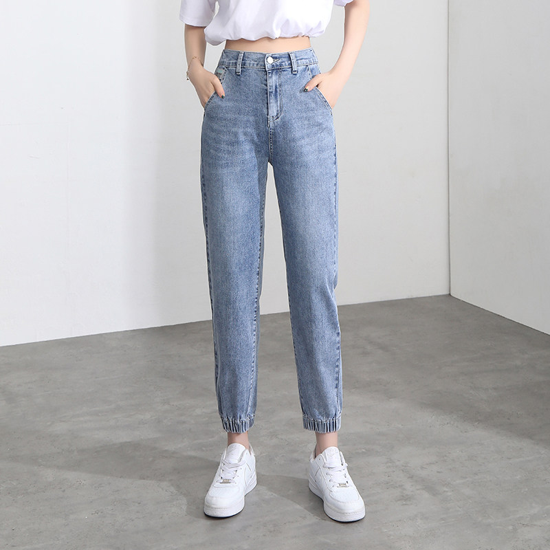 Hallen Jeans Women Loose 2021 Summer New 100 Hitch Slim High Waist 90% Rounder Pants Old Daddy Pants