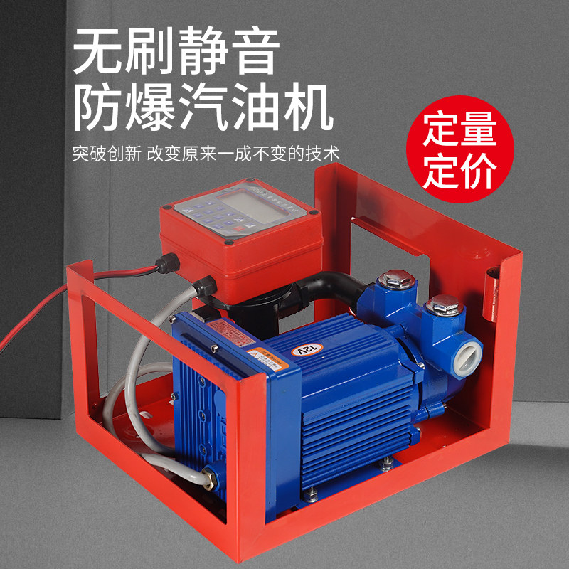 The silent explosion - proof gasoline tanker 12V24V220V vehicle large flow gasoline methanol self - absorption pump assembly