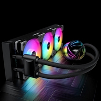 Patriots Galaxy T360 Multiplatform ARGB Psychedetic Light Efficiency Synoptic Synoptic Water Cooled CPU Radiators