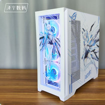 SAMA first Maryans god original god chassis pure white side overdraft water cooled ATX desktop custom cartoon blowing snow DIY stickers