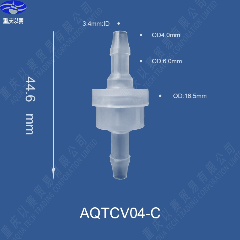 Van một chiều nhựa Yisai van chặn van một chiều van một chiều van chặn nước chống ozon van một chiều chất liệu PP van 1 chiều đồng Van 1 chiều