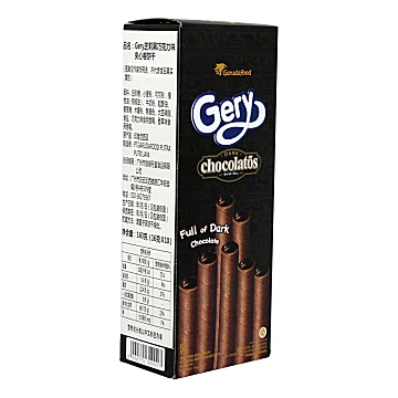 gery160g黑巧克力蛋卷夹心卷心棒印[1元优惠券]-寻折猪