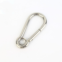 304 316 stainless steel coil spring buckle mountaineering insurance key hoist nut chain spring buckle dog chain Buckle