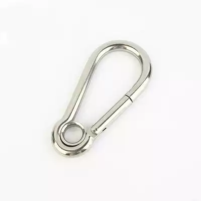304 316 Stainless Steel Climbing Insurance Key Hourd Nut Chain Open Ring Dog Trim Buckle