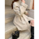 Mihuajia stand collar wool double-sided woolen coat small waisted cashmere coat for women