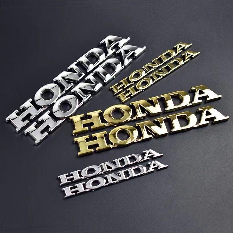 🌟 五羊本田摩托车头标志HONDA电镀字母标 贴标升级你的爱车 🚗-汽车车标-淘宝好物网