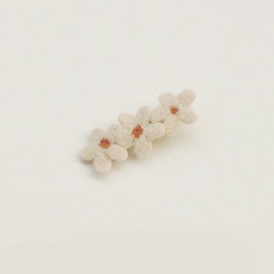 韩国小花一字夹发卡发饰刘海夹