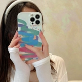 Apple, брендовая совместимая акварель, iPhone15 Pro, чехол для телефона, iPhone 13, силиконовый милый iPhone13 Pro, защитный чехол, iphone, 14promax, новая коллекция, изысканный стиль