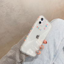 Simple Peace Joy applicable iphone12promax phone case 11pro Apple x female xr xs couple max Net red xsmax personality 8plus 7