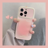 Apple, совместимый ремешок, iPhone 15, чехол для телефона, iPhone14 Pro, защитный чехол, простой и элегантный дизайн, градиент, английский, iphone, 2023, женский стиль, 13promax, изысканный стиль