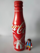 2017 Dutch Coca-Cola big windmill Christmas themed aluminium bottle