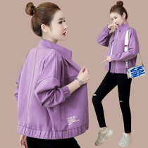 Small fashion foreign style hooded short jacket womens sweatshirt spring 2021 New half zipper short womens cardigan